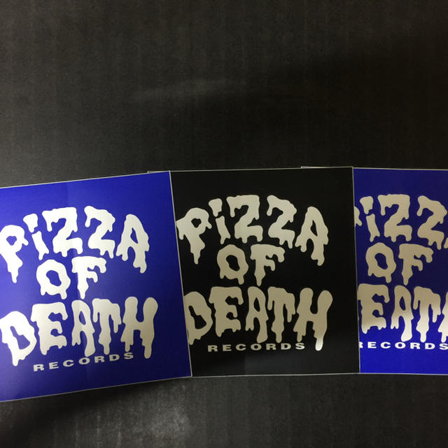 pizza of  death ステッカー ビサオブデス 3枚セット エンタメ/ホビーのタレントグッズ(ミュージシャン)の商品写真