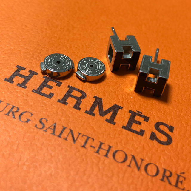 【お年玉セール特価】 - Hermes 箱無 ピアス黒 キューブ エルメス ピアス 【お年玉セール特価】 - Hermes 箱無 ピアス黒 キューブ エルメス ピアス