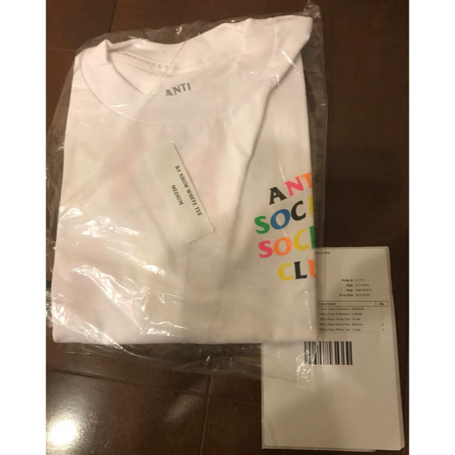 ANTI(アンチ)のANTI SOCIAL  Rainy Dayz White Tee /M メンズのトップス(Tシャツ/カットソー(半袖/袖なし))の商品写真