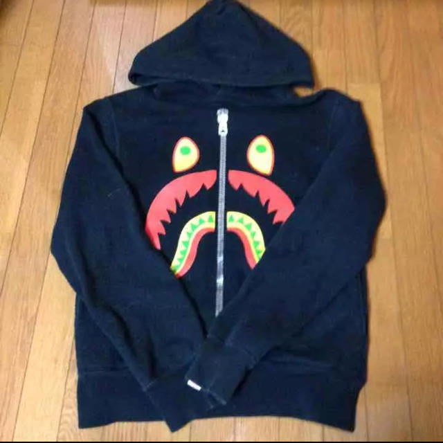 A BATHING APE - APE BAPE エイプ シャーク プルオーバー パーカーの