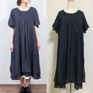 ネストローブ(nest Robe)の未使用 nest Robe ラミーアムンゼンボイルフレンチワンピース(ロングワンピース/マキシワンピース)