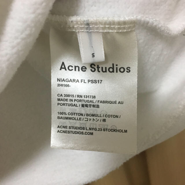 ACNE(アクネ)の【美品】Acne Studios ナイアガラT メンズのトップス(Tシャツ/カットソー(半袖/袖なし))の商品写真