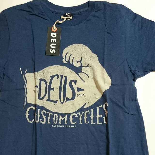 Deus ex Machina(デウスエクスマキナ)のデウスエクスマキナSpinachTシャツネイビーL メンズのトップス(Tシャツ/カットソー(半袖/袖なし))の商品写真