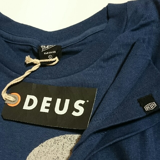 Deus ex Machina(デウスエクスマキナ)のデウスエクスマキナSpinachTシャツネイビーL メンズのトップス(Tシャツ/カットソー(半袖/袖なし))の商品写真