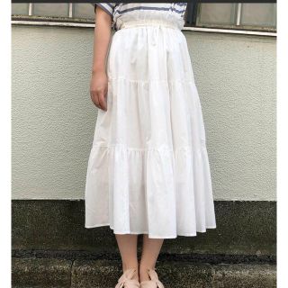 ワンアフターアナザーナイスクラップ(one after another NICE CLAUP)の(さくまるさま専用)未使用❤︎美品 ティアードSK (ロングスカート)