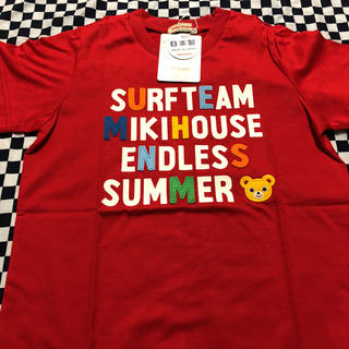 ミキハウス(mikihouse)のミキハウス プッチー半袖Tシャツ（赤）120(Tシャツ/カットソー)