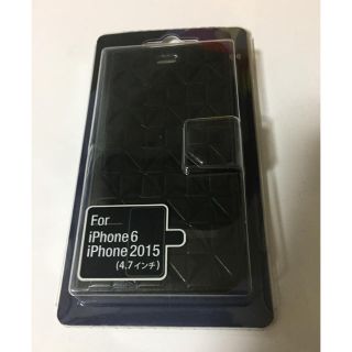 新品☆未使用☆iPhone6用スマホケース☆手帳型ケース(iPhoneケース)