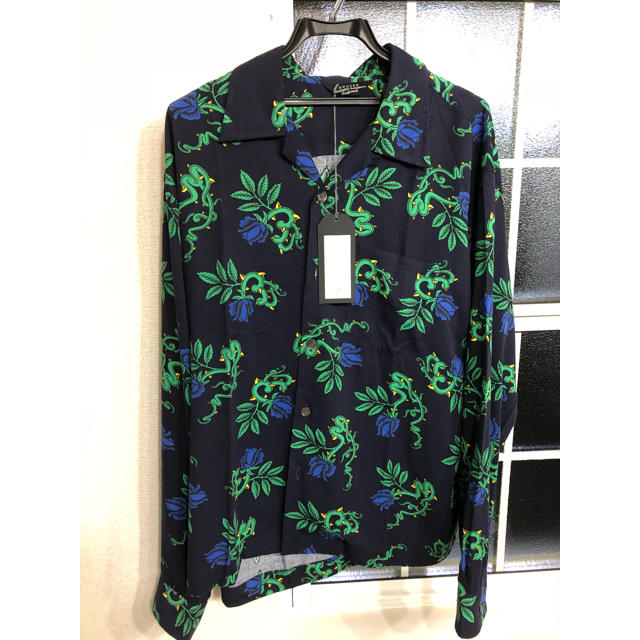 unused Rose Pattern Long-Sleeve Shirt 2