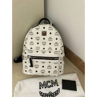 エムシーエム(MCM)のMCM リュック★ ホワイト ★Sサイズ(リュック/バックパック)