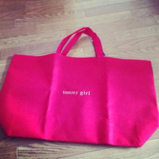 トミーガール(tommy girl)のtommy girl フェルト バック(トートバッグ)