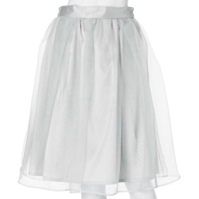 MERCURYDUO(マーキュリーデュオ)のマーキュリーデュオ❁タックオーガンジースカート レディースのスカート(ひざ丈スカート)の商品写真