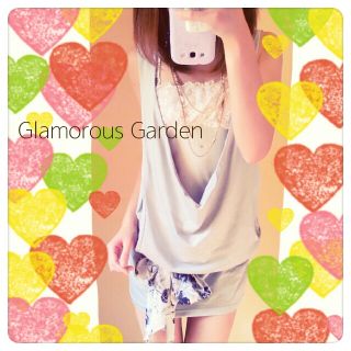 グラマラスガーデン(GLAMOROUS GARDEN)の売り切り値下げ♡：ドレープワンピ(ミニワンピース)