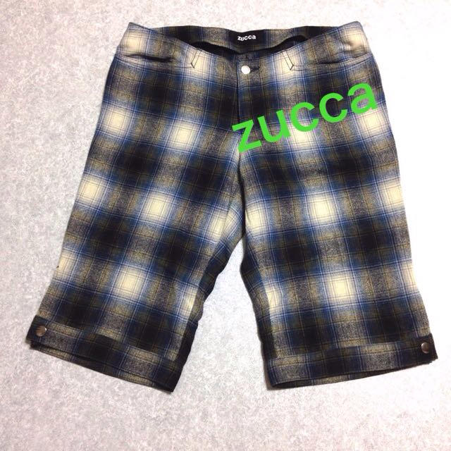 ZUCCa(ズッカ)の落ち着いたチェック☆ハーフパンツ レディースのパンツ(ハーフパンツ)の商品写真