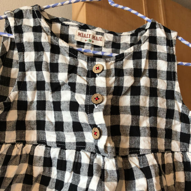 MIALY MAIL(ミアリーメール)のミアリーメールのワンピース  120 キッズ/ベビー/マタニティのキッズ服女の子用(90cm~)(ワンピース)の商品写真