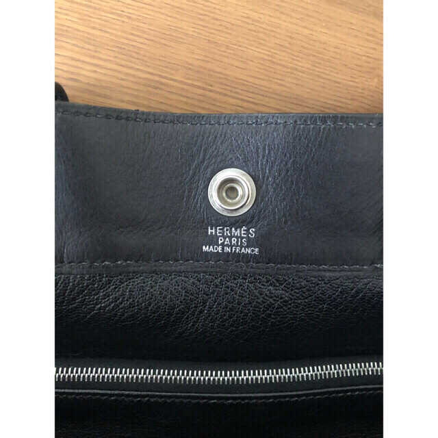 HERMES - エルメス HERMES フールトゥMM オールレザー 黒 の通販 HERMES - エルメス HERMES フールトゥMM オールレザー 黒 の通販