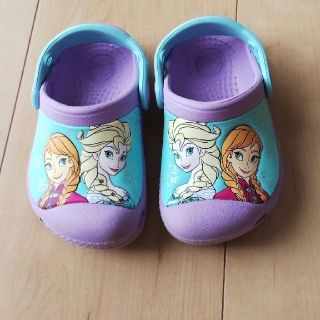 クロックス(crocs)のアナと雪の女王クロックス13cm 、C4／5 (サンダル)