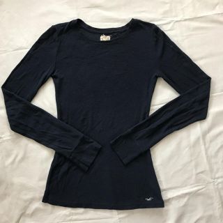 ホリスター(Hollister)のホリスター ⭐️ 薄手 ロングTシャツ S  紺 (Tシャツ(長袖/七分))