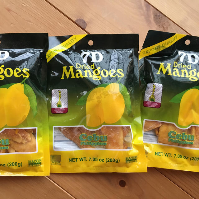 MANGO(マンゴ)の７Dドライマンゴー 200ｇ３袋 食品/飲料/酒の加工食品(乾物)の商品写真