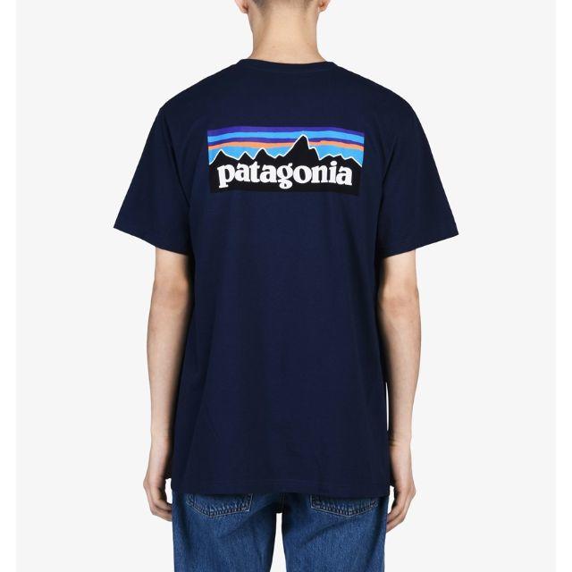 patagonia(パタゴニア)のパタゴニア patagonia S/S ロゴTシャツ サイズ：S　NAVY メンズのトップス(Tシャツ/カットソー(半袖/袖なし))の商品写真