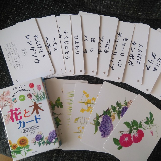 【mai様】くもん 花と木カードの通販 by KiKi｜ラクマ