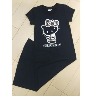 サンリオ(サンリオ)のキティちゃん Tシャツワンピ マタニティ 妊婦さんロング kitty サンリオ (ロングワンピース/マキシワンピース)