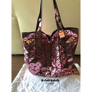 イッセイミヤケ(ISSEY MIYAKE)のBaobao バオバオ イッセイミヤケ プラチナム ピンク(トートバッグ)