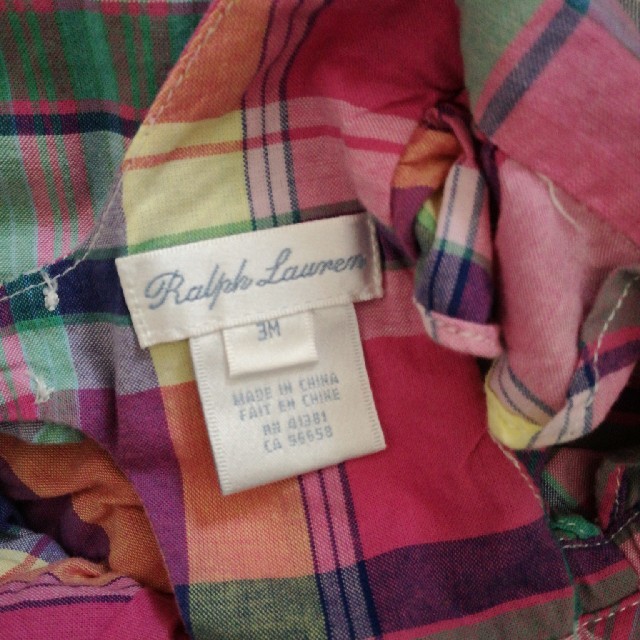 Ralph Lauren(ラルフローレン)のRALPH LAUREN　ラルフローレン　ワンピース キッズ/ベビー/マタニティのベビー服(~85cm)(ワンピース)の商品写真