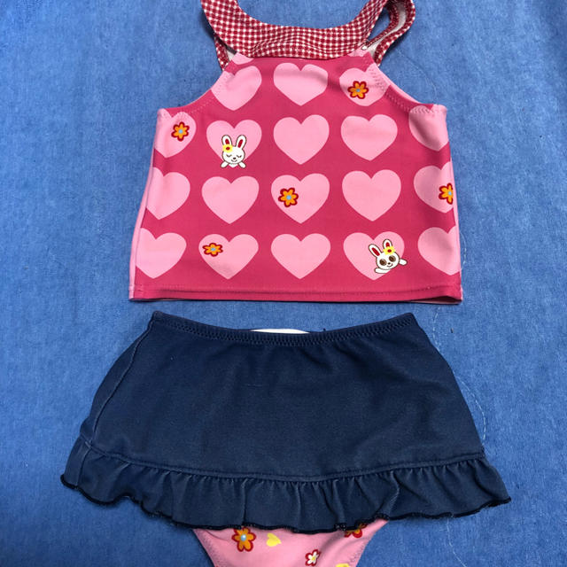 mikihouse(ミキハウス)のhaachan様専用♡ミキハウス水着90 キッズ/ベビー/マタニティのキッズ服女の子用(90cm~)(水着)の商品写真