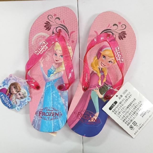 Disney(ディズニー)のビーチサンダル アナ雪(アナとエルサ ピンク) 23.5cm/24cm レディースの靴/シューズ(ビーチサンダル)の商品写真