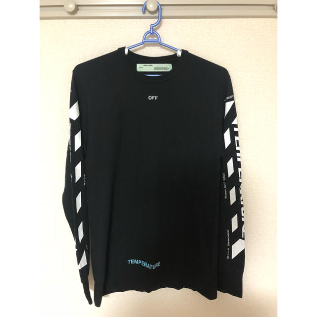 Tシャツ/カットソー(七分/長袖)off-white 2018 ss temperature ロンT