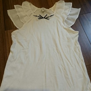 クミキョク(kumikyoku（組曲）)の組曲 白色半袖シャツ 150センチ(Tシャツ/カットソー)