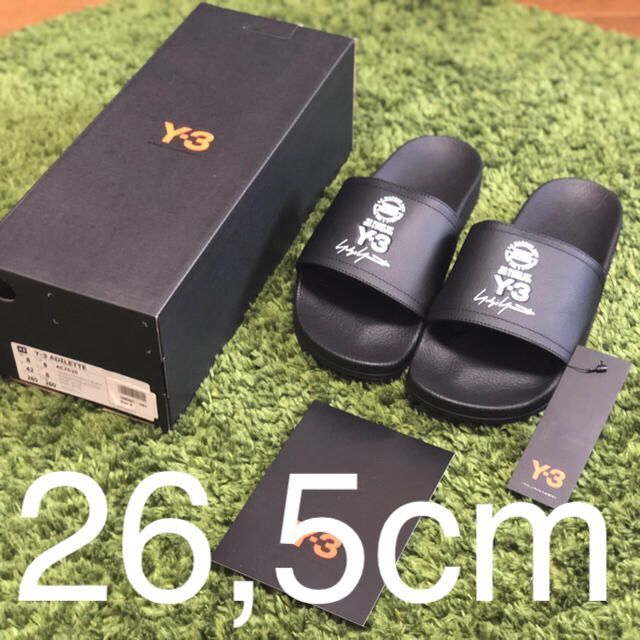 Y-3 ADILETTE ワイスリー ヨウジヤマモト サンダル 25.5cmサイズ255cm ...