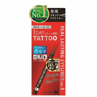 ケーパレット(K-Palette)の1DAY TATTOO   茶黒リキッドアイライナー(アイライナー)