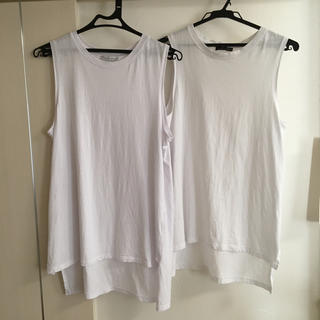 ザラ(ZARA)のZARA ノースリーブTシャツ2枚セット(Tシャツ(半袖/袖なし))