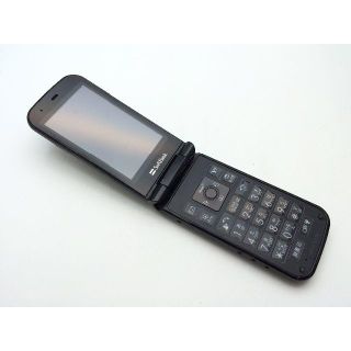 シャープ(SHARP)の中古◆202SHe　ブラック◆softbank ソフトバンクガラケー78(携帯電話本体)