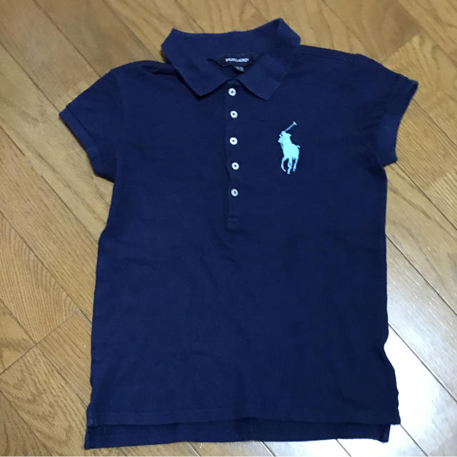 Ralph Lauren(ラルフローレン)のラルフローレンパフスリ半袖ポロシャツガール150 キッズ/ベビー/マタニティのキッズ服女の子用(90cm~)(Tシャツ/カットソー)の商品写真