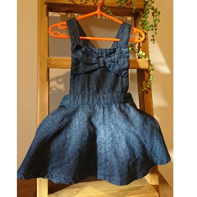 SunnyLandscape(サニーランドスケープ)のsunny Landscape   ジャンパースカート  size90 キッズ/ベビー/マタニティのキッズ服女の子用(90cm~)(ワンピース)の商品写真