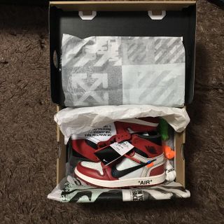 ナイキ(NIKE)のTHE TEN AIR JORDAN 1 HIGH OFF-WHITE 23.0(スニーカー)