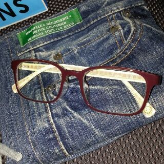 ジンズ(JINS)のJINSメガネ!! USED品!! 度入！(サングラス/メガネ)