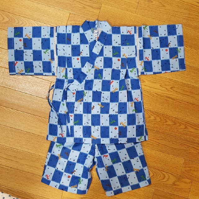 mikihouse(ミキハウス)のミキハウス　甚平　120 キッズ/ベビー/マタニティのキッズ服男の子用(90cm~)(甚平/浴衣)の商品写真