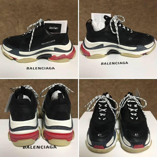 Balenciaga(バレンシアガ)の最安値 即日発送 41 BALENCIAGA triple s 国内直営店購入 メンズの靴/シューズ(スニーカー)の商品写真