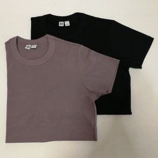 ユニクロ(UNIQLO)のユニクロ＊クルーネックＴ(半袖)(Tシャツ(半袖/袖なし))