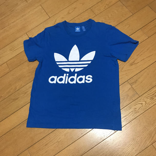 adidas(アディダス)のadidas tシャツ ブルー メンズのトップス(Tシャツ/カットソー(半袖/袖なし))の商品写真