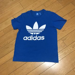 アディダス(adidas)のadidas tシャツ ブルー(Tシャツ/カットソー(半袖/袖なし))