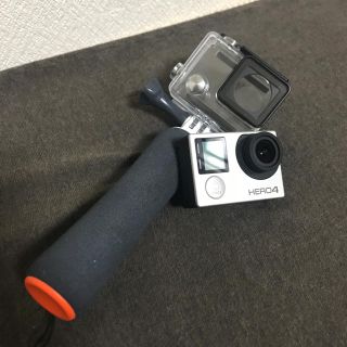 ゴープロ(GoPro)の中古 GoPro HERO4 silver 本体+ケース(コンパクトデジタルカメラ)