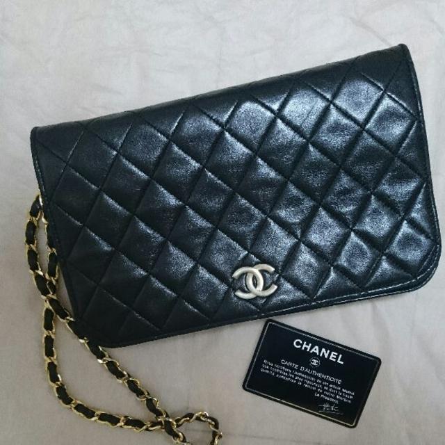 正規通販 CHANEL - ★CHANEL★マトラッセショルダーバッグ★ラムスキン★黒 ショルダーバッグ 正規通販 CHANEL - ★CHANEL★マトラッセショルダーバッグ★ラムスキン★黒 ショルダーバッグ