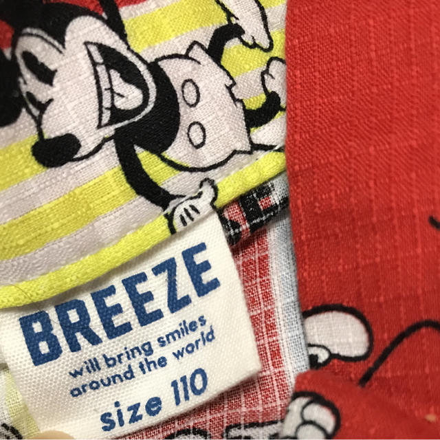 BREEZE(ブリーズ)のミッキー☆ブリーズ☆甚平☆ キッズ/ベビー/マタニティのキッズ服男の子用(90cm~)(甚平/浴衣)の商品写真