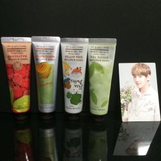 ネイチャーリパブリック(NATURE REPUBLIC)のEXOトレカ&ハンドクリーム４本(アイドルグッズ)