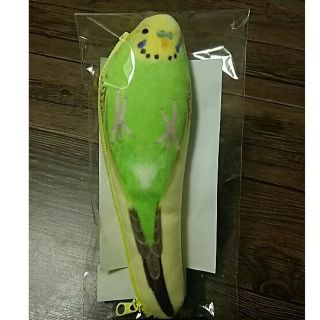 フェリシモ(FELISSIMO)のフェリシモ  インコのふかふかニギコロペンポーチ(ペンケース/筆箱)