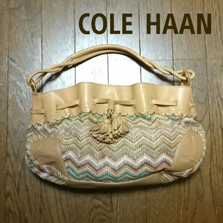コールハーン(Cole Haan)のCOLE HAAN ☆ タッセル ・カゴバッグ(ハンドバッグ)